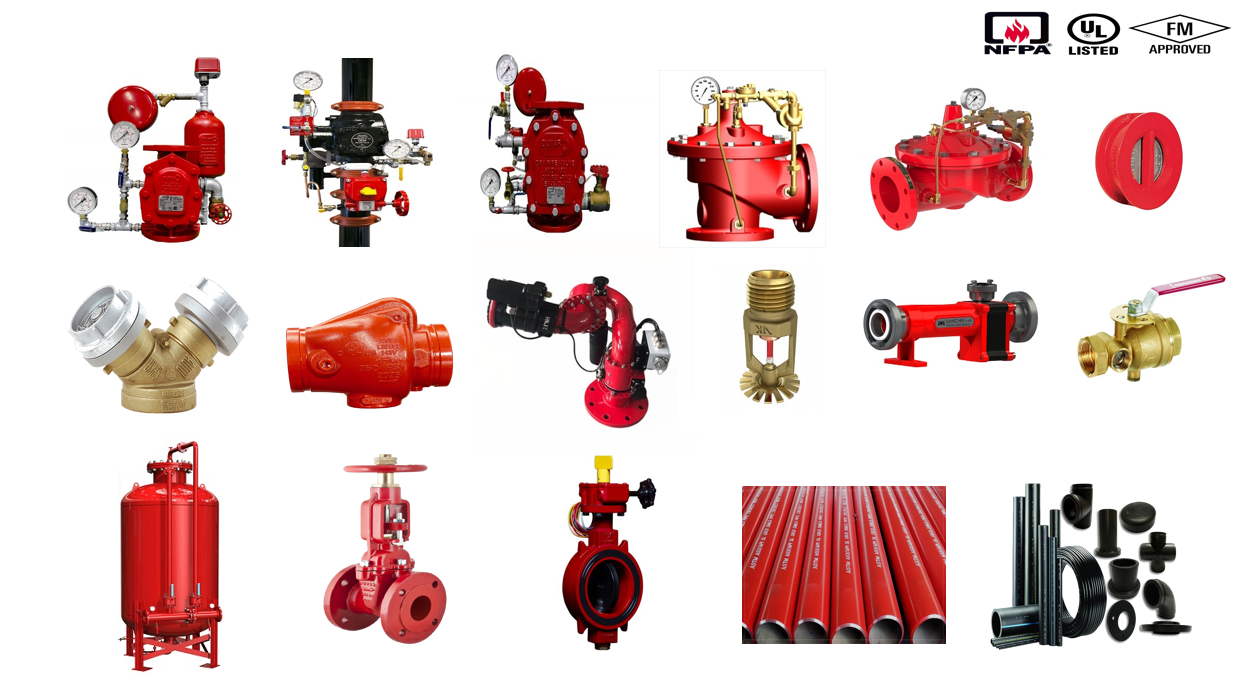 Yangın Söndürme Sistemi Ekipmanları